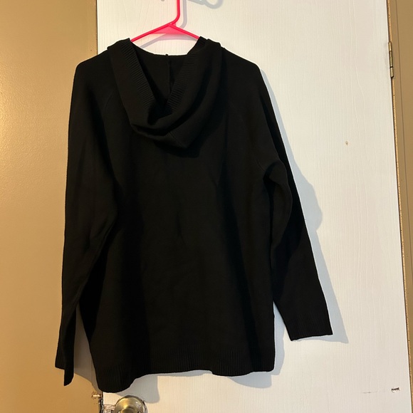 Torrid Black Sweater with Sequin Lips Design - Picture 2 of 10